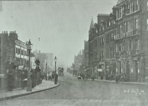 Putney Bridge: Zufahrtsstraße von der Putney High Street, 1898 von English Photographer