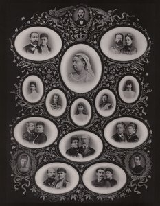 Königin Victoria und ihre Familie von English Photographer