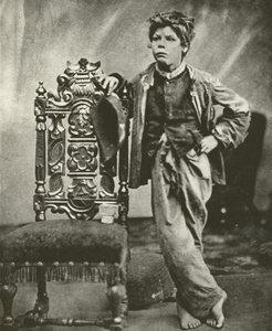 Armschule Junge im Jahr 1860