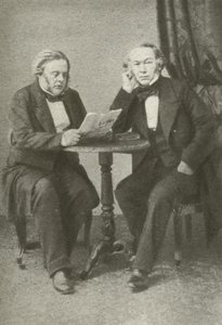 Richard Cobden (links) und John Bright (rechts) von English Photographer