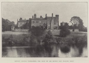 Ripley Castle, Yorkshire, der Sitz von Sir Henry Day Ingilby, Baronet