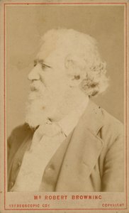 Robert Browning, Dichter von English Photographer