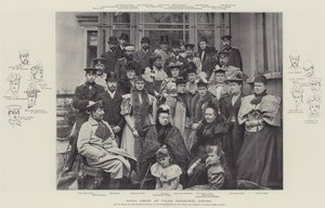 Königliche Gruppe im Palais Edinburgh, Coburg