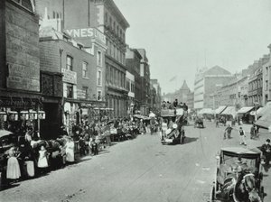 Shoreditch High Street: Blick nach Norden, 1896