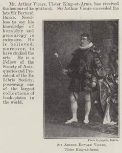 Sir Arthur Edward Vicars, Ulster King-at-Arms von English Photographer