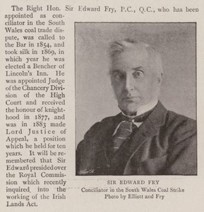 Sir Edward Fry von English Photographer