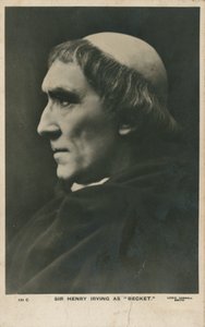Sir Henry Irving als Becket von English Photographer