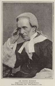 Sir Henry Manisty von English Photographer