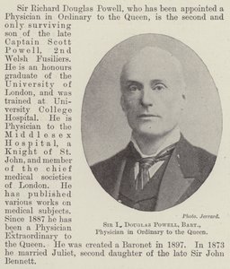 Sir R Douglas Powell, Baronet, Leibarzt der Königin von English Photographer