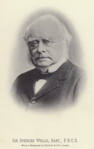 Sir Spencer Wells, Baronet, FRCS von English Photographer