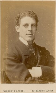 Sir Squire Bancroft von English Photographer