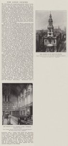 Einige Londoner Kirchen von English Photographer