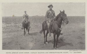 South African Light Horse, Captain Balfour und Sergeant-Major Lilley, A Squadron