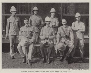 Sonderdienstoffiziere des Westafrikanischen Regiments