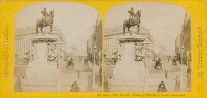 Stereoskopisches Bild von Charing Cross von English Photographer