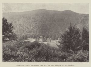 Taymouth Castle, Perthshire, der Sitz des Marquis of Breadalbane von English Photographer
