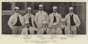 Die Crew der Universität Cambridge von English Photographer