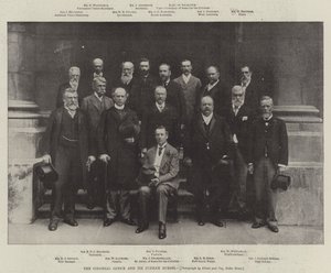 Das Kolonialamt und seine Jubiläumsgäste von English Photographer