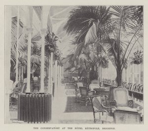 Das Konservatorium im Hotel Metropole, Brighton von English Photographer