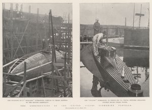 Der Bau der U-Boot-Flottille der Vereinigten Staaten von English Photographer