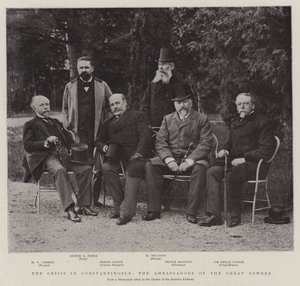 Die Krise in Konstantinopel, die Botschafter der Großmächte von English Photographer