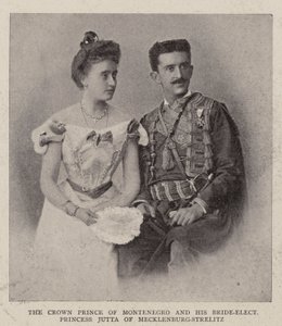 Der Kronprinz von Montenegro und seine Braut Prinzessin Jutta von Mecklenburg-Strelitz von English Photographer