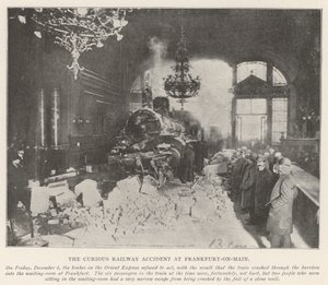 Der merkwürdige Eisenbahnunfall in Frankfurt am Main von English Photographer
