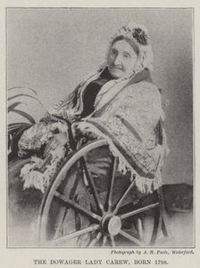 Die verwitwete Lady Carew, geboren 1798