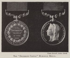 Die Drummond Castle Gedenkmedaille von English Photographer