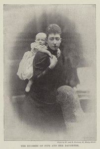 Die Herzogin von Fife und ihre Tochter von English Photographer