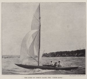 Die Yacht des Herzogs von York, die Weiße Rose