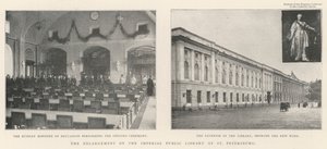 Die Erweiterung der Kaiserlichen Öffentlichen Bibliothek in St. Petersburg von English Photographer
