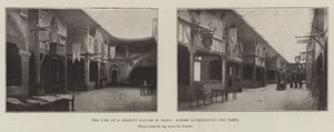 Das Feuer auf einem Wohltätigkeitsbasar in Paris, Szenen, die das alte Paris darstellen von English Photographer