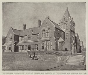 Das Fletcher-Erholungsheim in Cromer, für Patienten des Norfolk und Norwich Krankenhauses