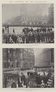 Die Beerdigung von Mr. Gladstone von English Photographer