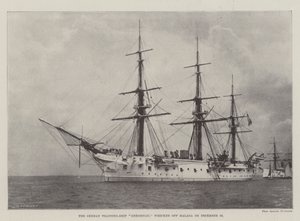 Das deutsche Schulschiff Gneisenau, vor Malaga am 16. Dezember gesunken von English Photographer