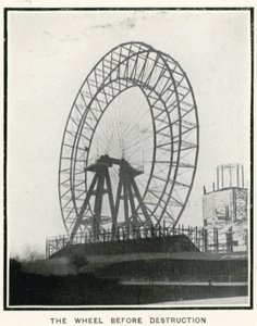 Das Große Rad in Earls Court, London; aus The Sphere, 13. April 1907 von English Photographer