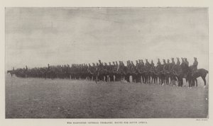Die Hampshire Imperial Yeomanry, auf dem Weg nach Südafrika von English Photographer