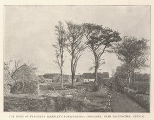 Das Heim der Vorfahren von Präsident McKinley, Conagher, in der Nähe von Ballymoney, Antrim von English Photographer