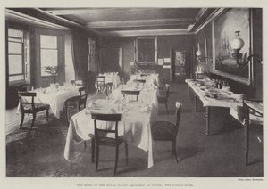 Das Heim des Royal Yacht Squadron in Cowes, das Speisezimmer von English Photographer