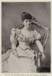 Die ehrenwerte Mrs Henniker, Schwester des Lord Lieutenant von Irland von English Photographer