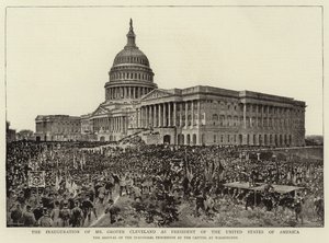 Die Amtseinführung von Mr. Grover Cleveland als Präsident der Vereinigten Staaten von Amerika von English Photographer