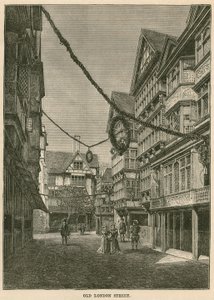 Die Internationale Gesundheitsausstellung in South Kensington: All-Hallows Staining und Butchers Row von English Photographer