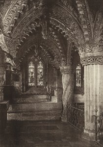 Die Lady Chapel, Rosslyn Chapel, Midlothian (s/w Foto) von English Photographer