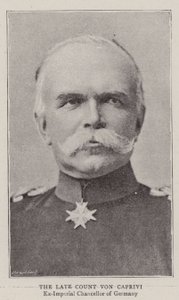 Der verstorbene Graf von Caprivi