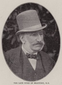 Der verstorbene Herzog von Beaufort, KG von English Photographer