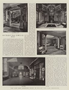 Das Haus des verstorbenen Lord Leighton in der Holland Park Road, Kensington