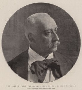 Der verstorbene M. Félix Faure, Präsident der Französischen Republik von English Photographer