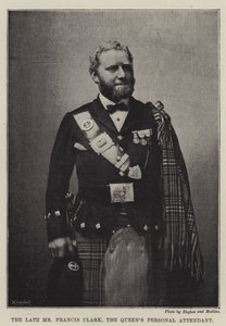 Der verstorbene Mr. Francis Clark, persönlicher Assistent der Königin