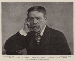 Der verstorbene Herr George Louis Palmella Busson Du Maurier von English Photographer